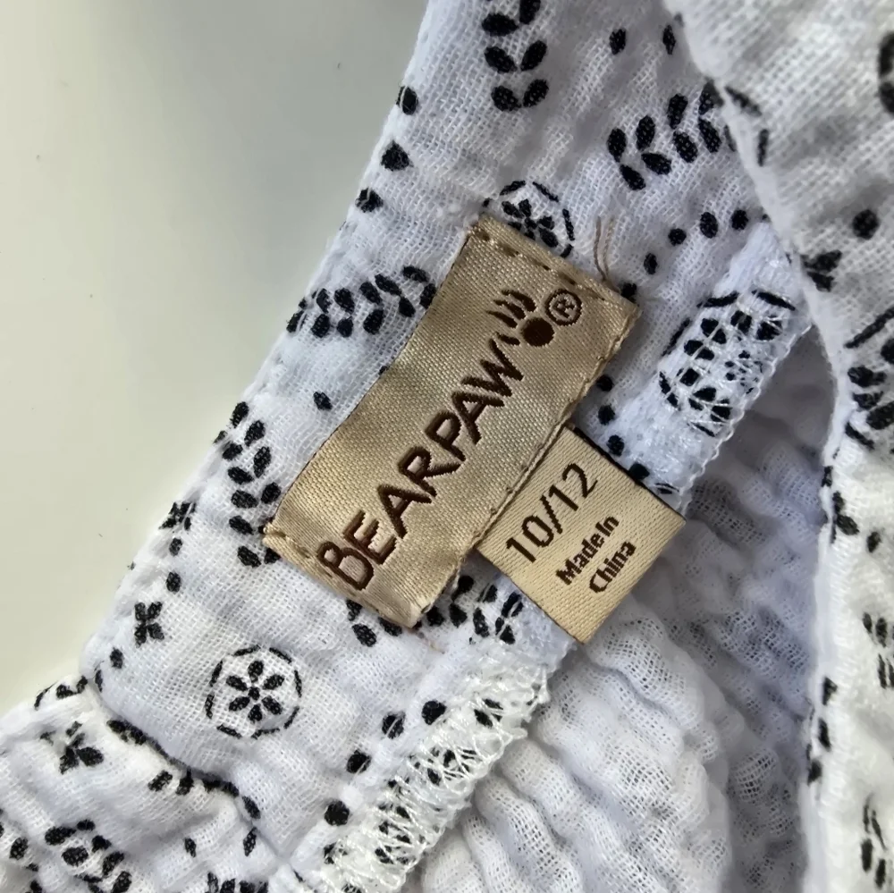 BearPaw Girls Gauze Cotton Shorts Set Size 10/12